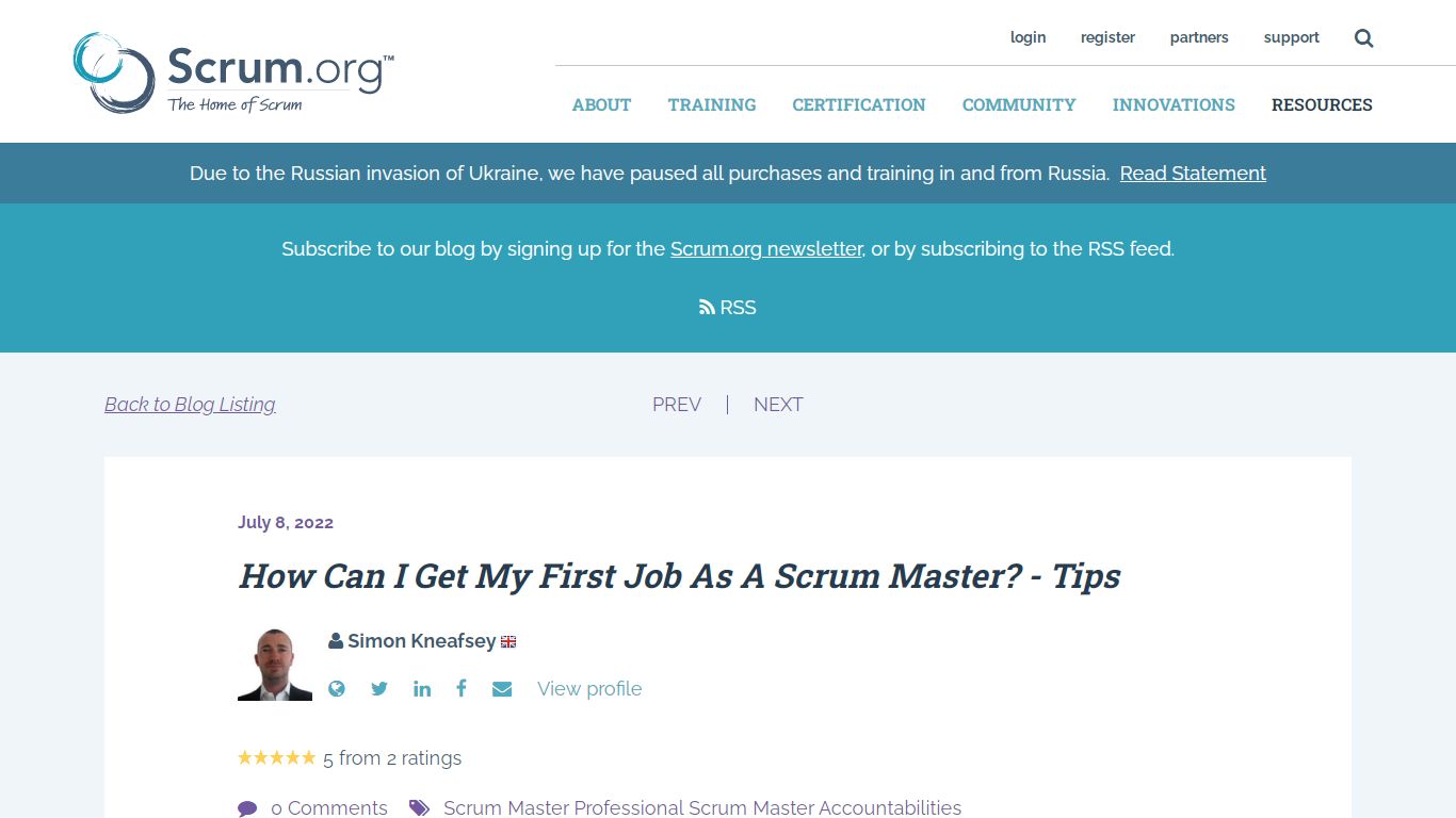 How Can I Get My First Job As A Scrum Master? - Tips