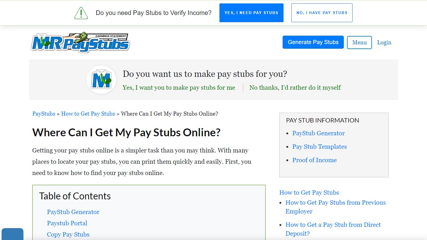 Where Can I Get My Pay Stubs Online? - Mr Pay Stubs